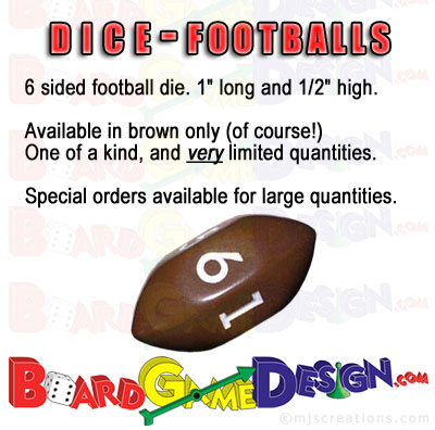 Dice - Footballs