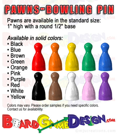 Pawns - Bowling Pin Shaped