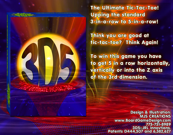 3D5©JRL Innovtions. Patents D444,507 and 6,382,627.