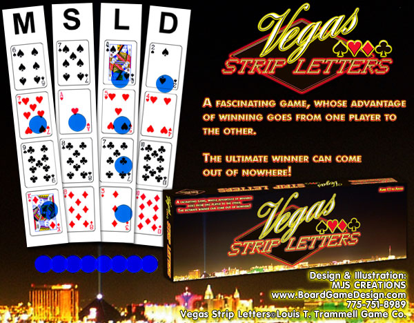 Vegas Strip Letters©Louis T. Trammell Game Co.